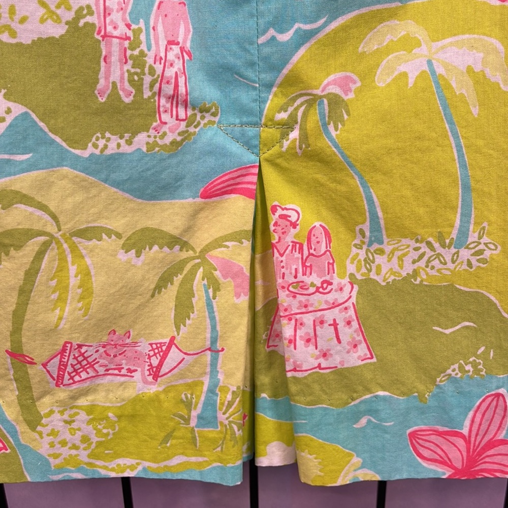 Lilly Pulitzer floral skirt Size 14 💞 - Picture 7 of 9